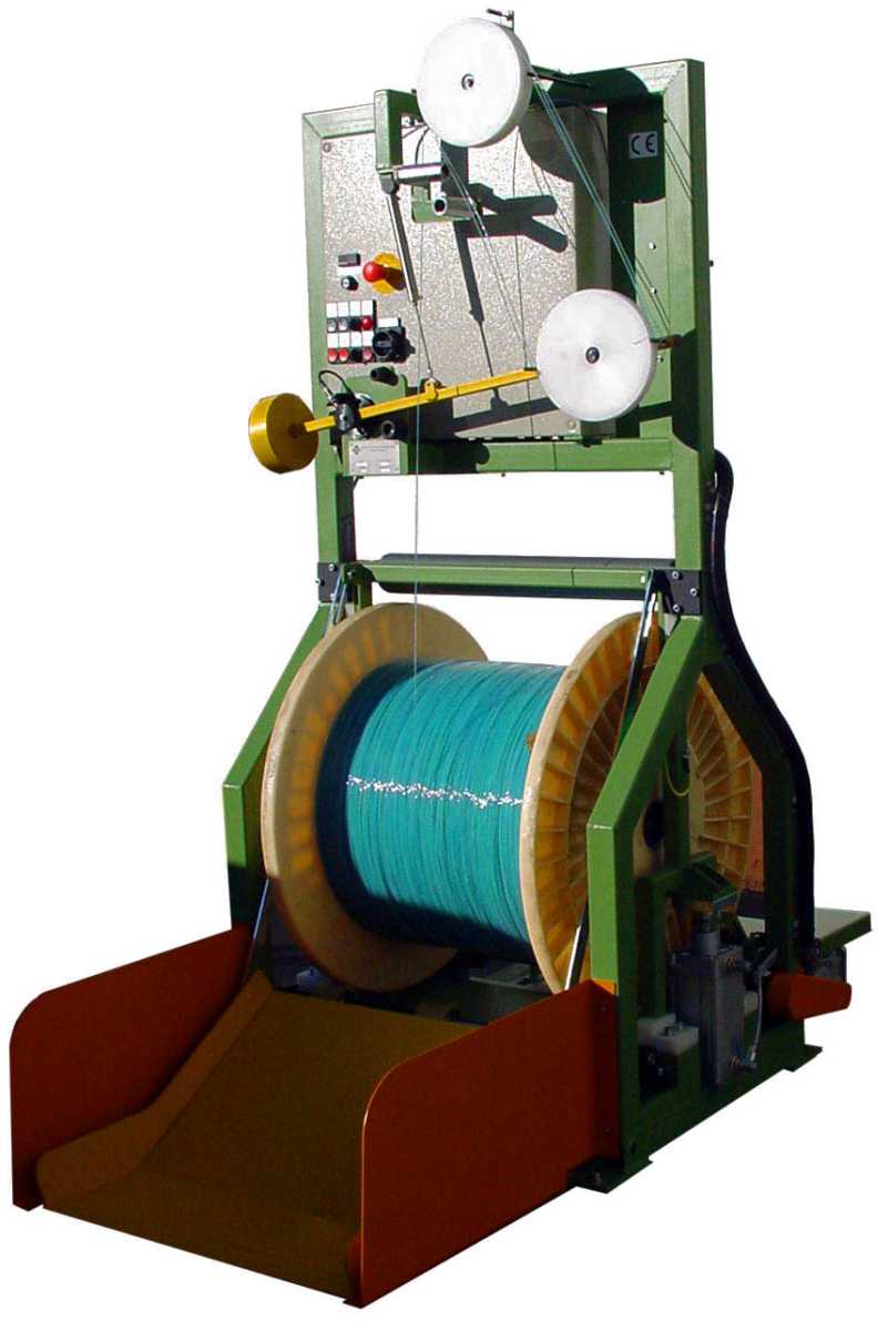 Flange-guided unwinder with control dancer type FAW